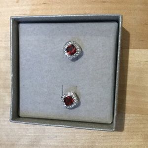 Zales Garnet Earrings